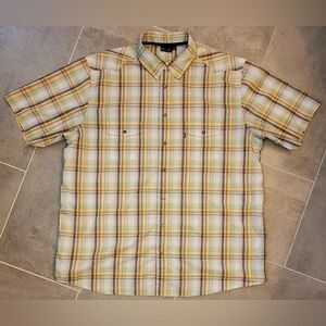 Kavu S/S Performance Sport Shirt, EUC - Mens XXL - Plaid